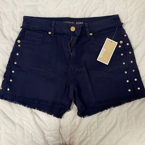 New Micheal Kors Navy Shorts